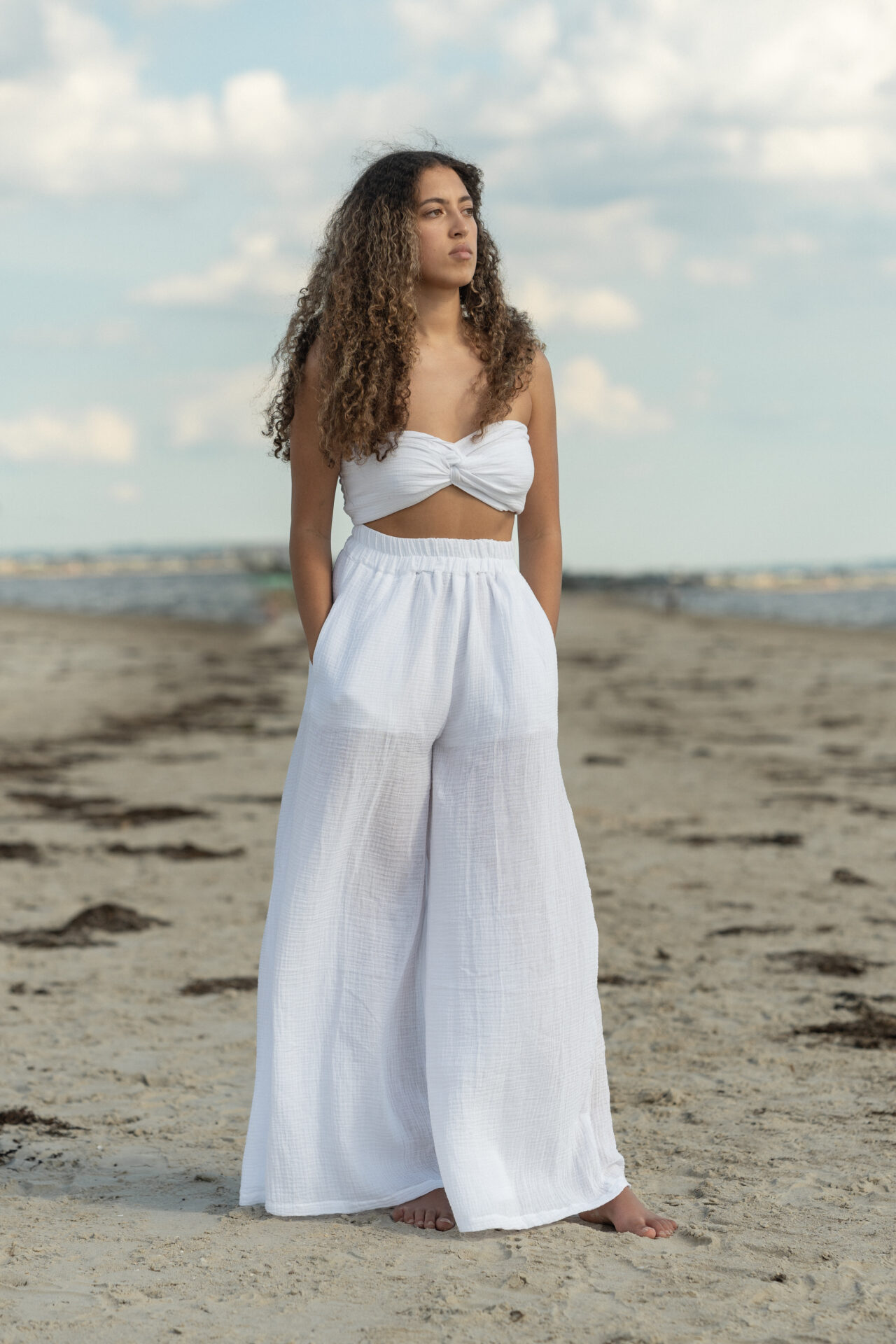 Buy online White Printed Straight Palazzo from Skirts tapered pants   Palazzos for Women by Aurelia for 599 at 50 off  2023 Limeroadcom
